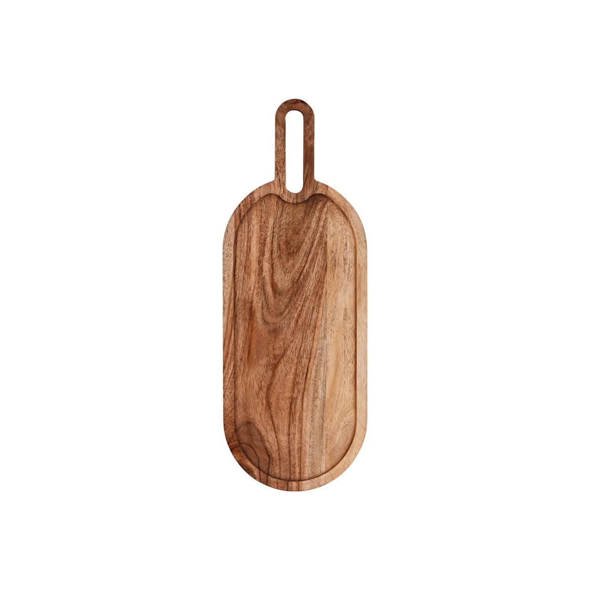 Chef Inox Serve Natural Acacia Rectangular Paddle Board 305x140x15mm - Kitchenly