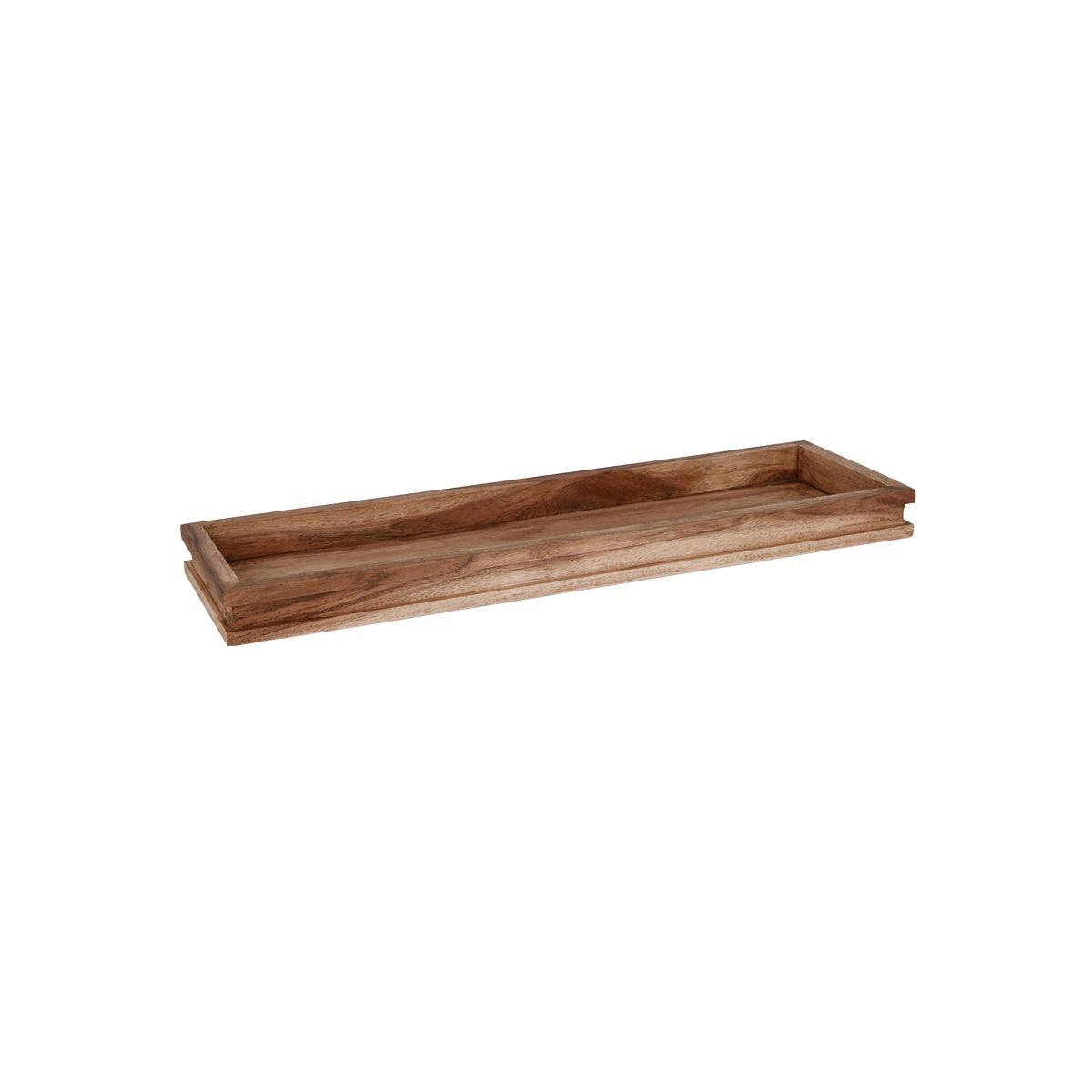 Chef Inox Serve Natural Acacia Display Tray GN 2/4 530x162x40mm (Box of 4) - Kitchenly