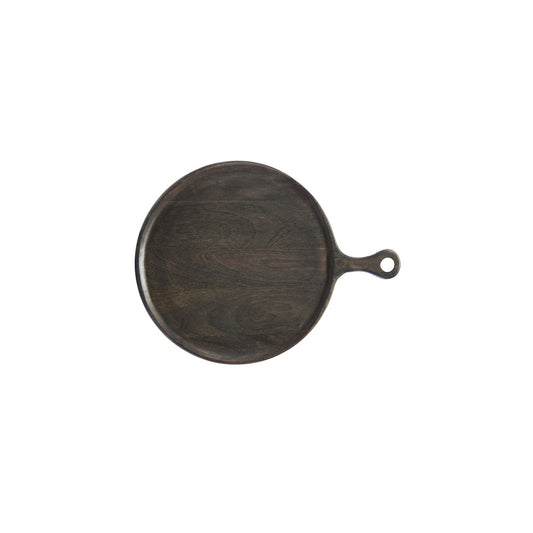 Chef Inox Round Serving Board with Handle 250x15mm