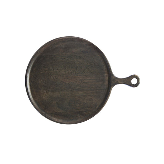 Chef Inox Mangowood Round Serving Board with Handle