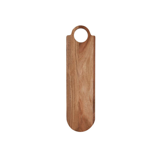 Chef Inox Serve Natural Acacia Oval Board with Loop Handle 560x150x15mm (Box of 6) - Kitchenly
