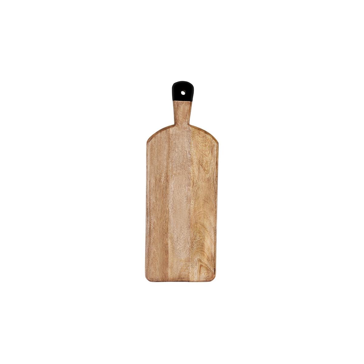 Chef Inox Mangowood Rectangular Serving Board with Handle 500x180x40mm (Box of 4) - Kitchenly