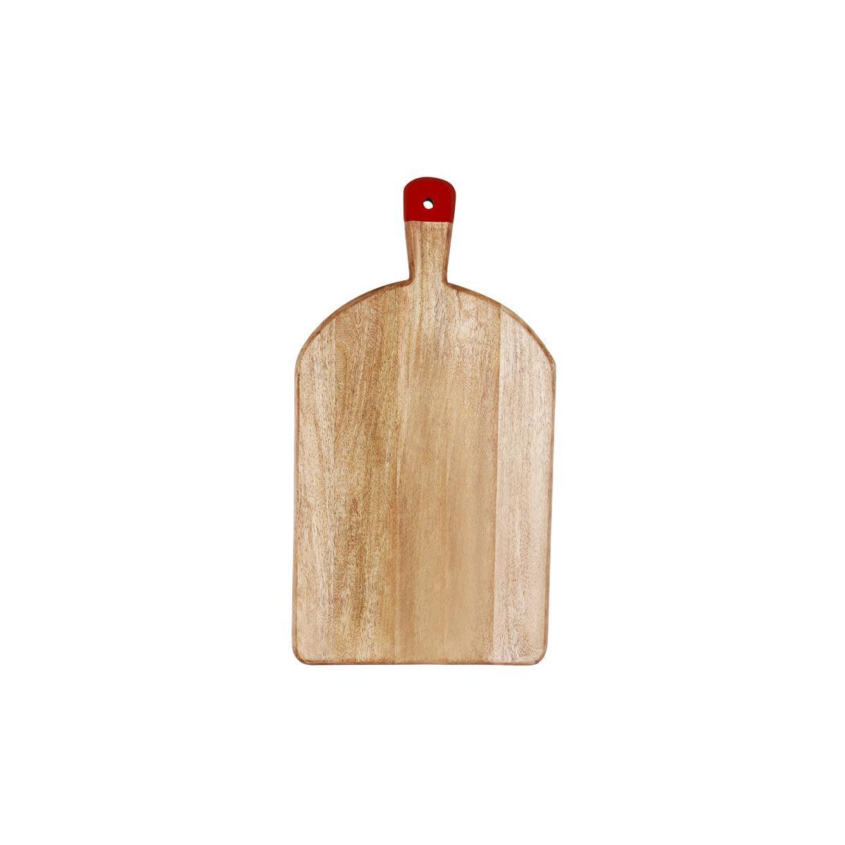 Chef Inox Mangowood Rectangular Serving Board with Handle 520x280x40mm (Box of 4) - Kitchenly