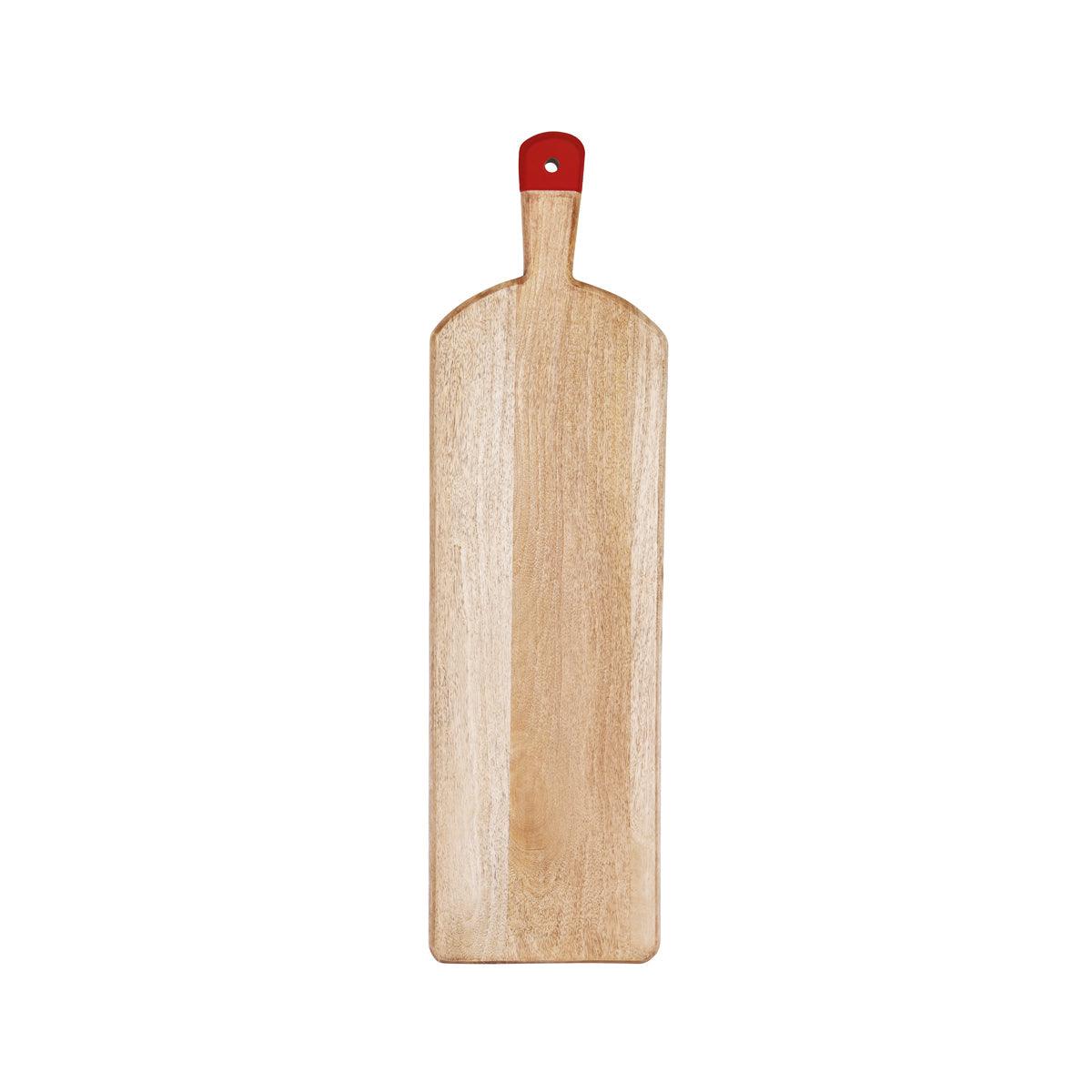 Chef Inox Mangowood Rectangular Serving Board with Handle 700x200x40mm (Box of 4) - Kitchenly