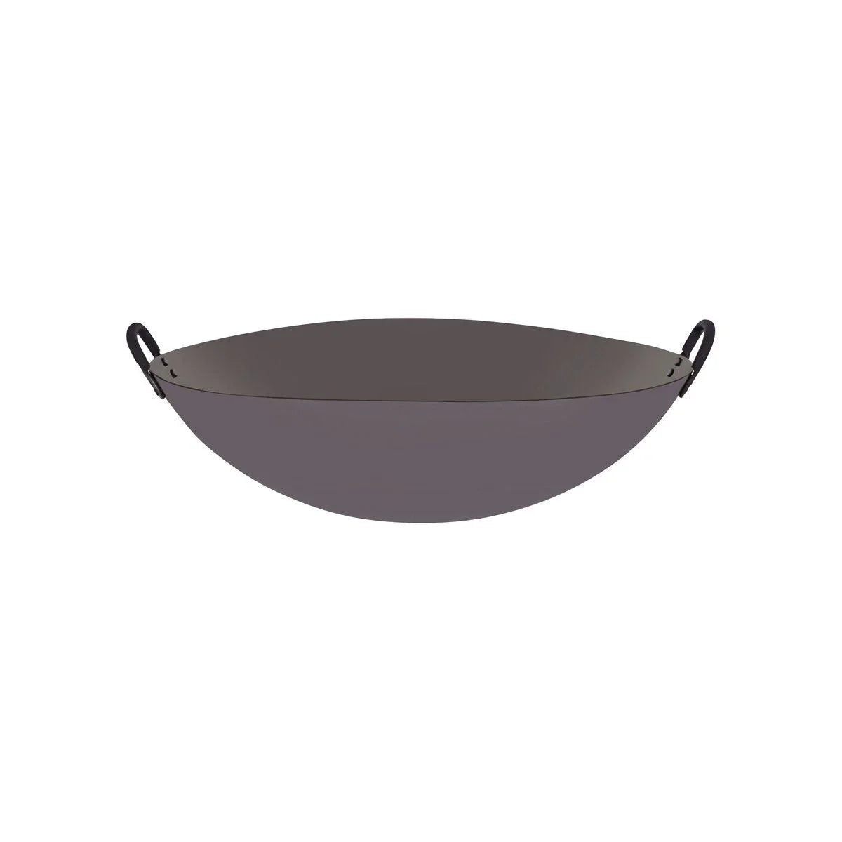 Chef Inox Asian Wok Iron Two Handles 450mm - Kitchenly