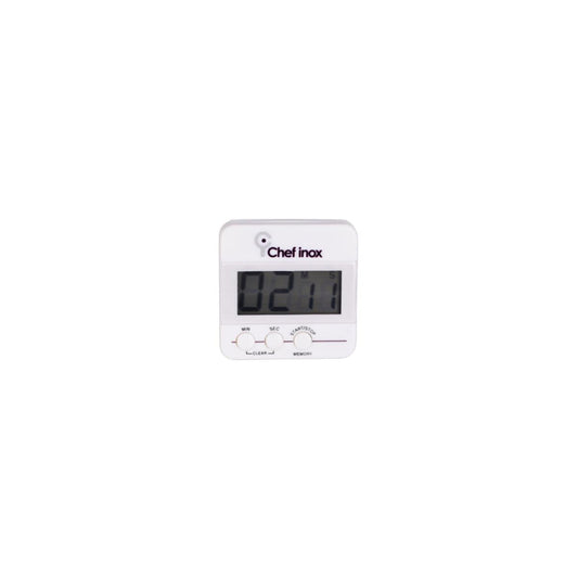 Chef Inox Timer Digital Countdown 60 Minute 62x62x25mm - Kitchenly