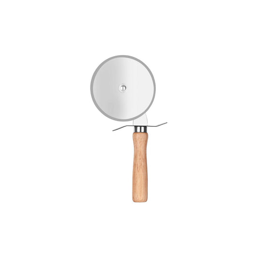 Chef Inox Pizza Cutter Wood Handle 100x250mm - Kitchenly