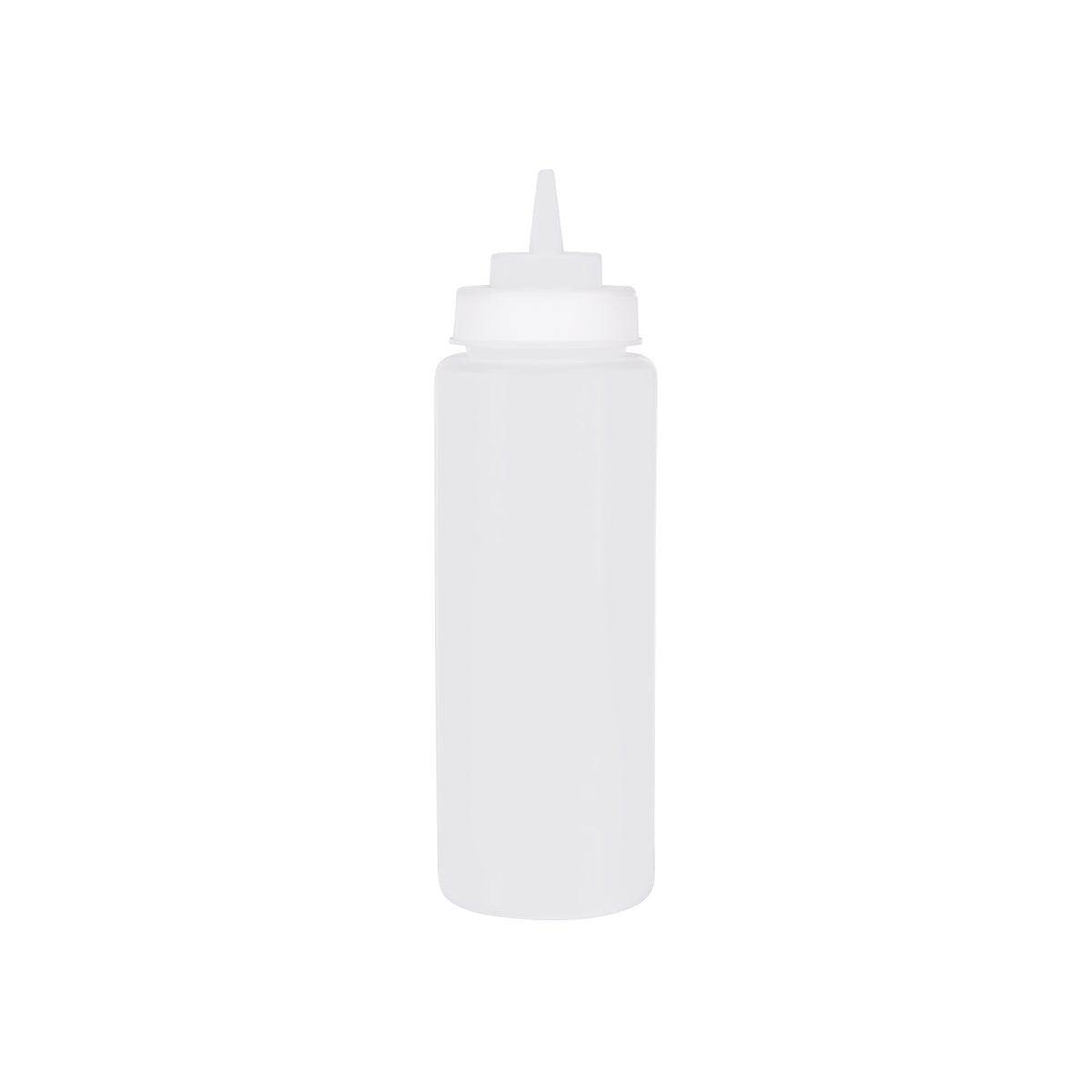 Chef Inox Squeeze Bottle Wide Mouth Clear 950ml - Kitchenly