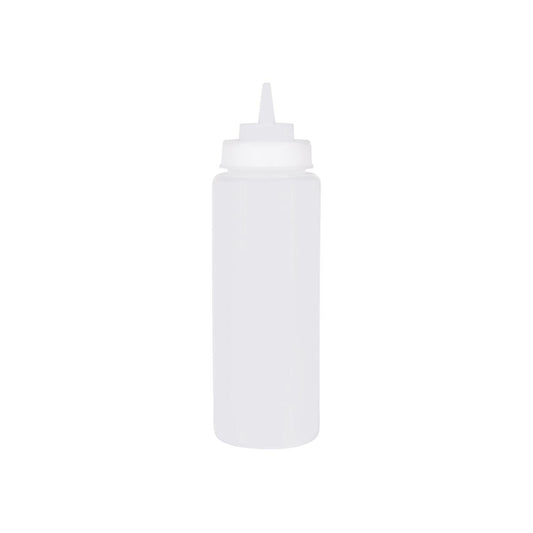 Chef Inox Squeeze Bottle Wide Mouth Clear 950ml - Kitchenly