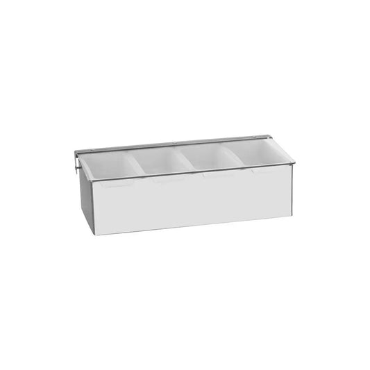 Chef Inox Condiment Dispenser 4-Compartment - Kitchenly