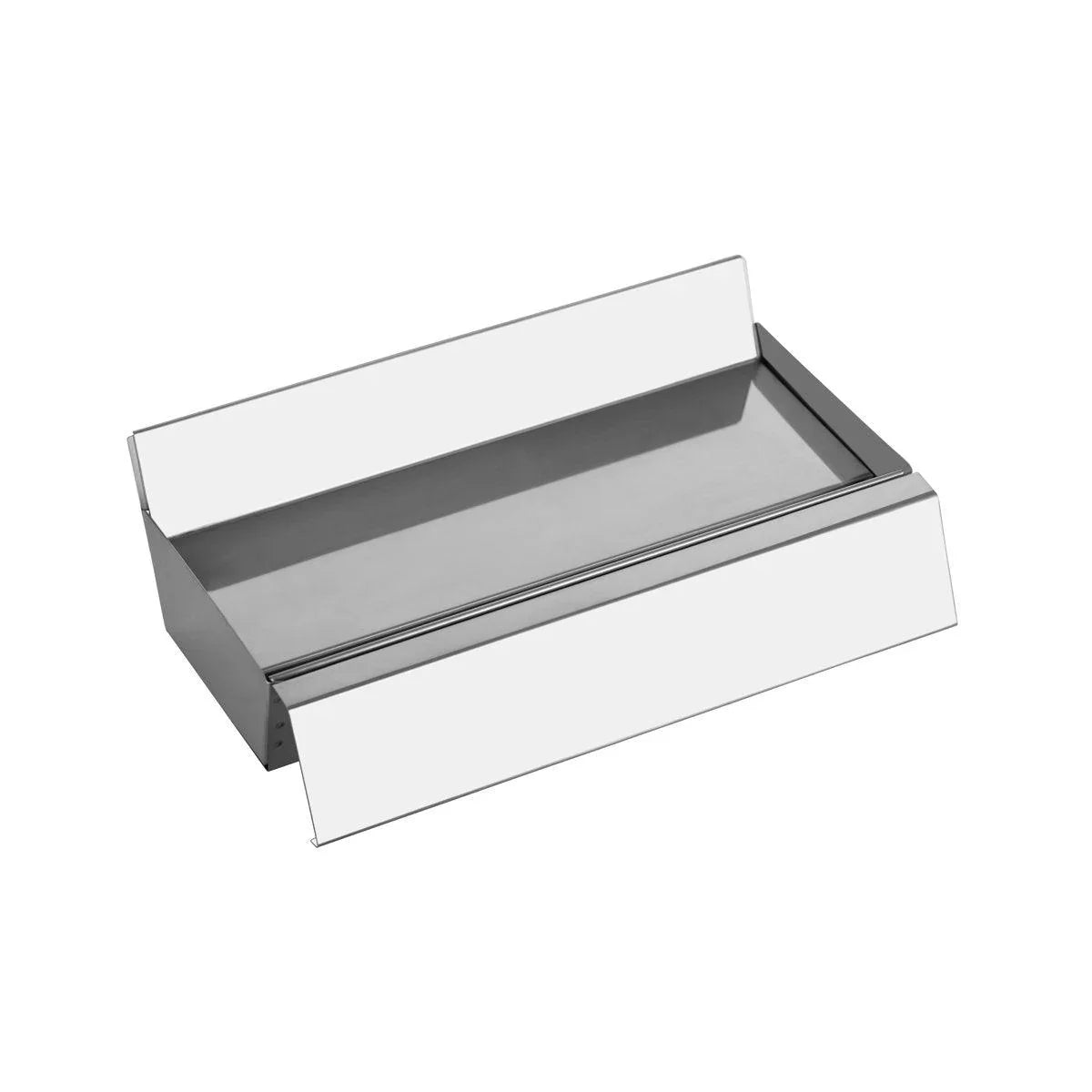 Chef Inox Ashtray Floor with Removable Tray 300x190x80mm - Kitchenly