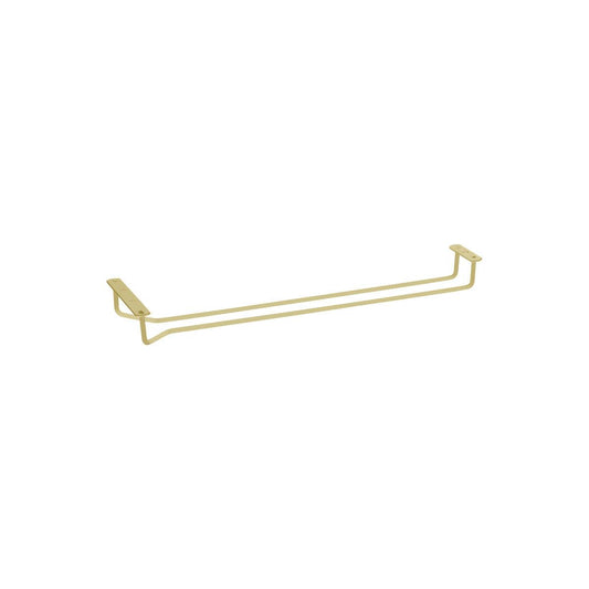 Chef Inox Glass Hanger Brass Plated 410mm - Kitchenly