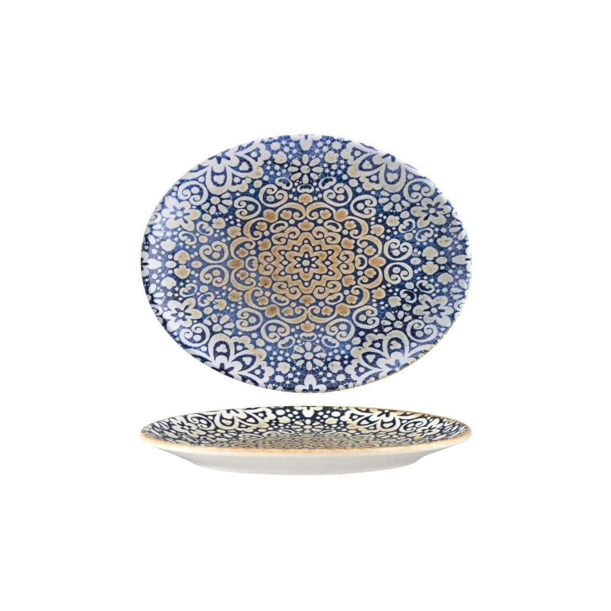 Bonna Alhambra Oval Coupe Platter 250x192x25mm (Box of 12) - Kitchenly