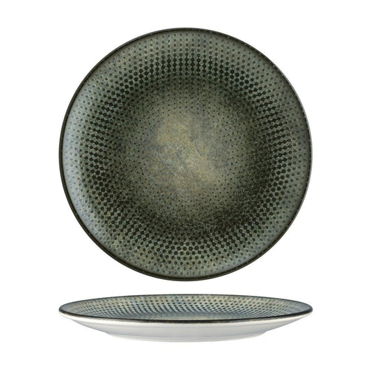Bonna Lenta Olive Round Coupe Plate 270mm (Box of 12) - Kitchenly