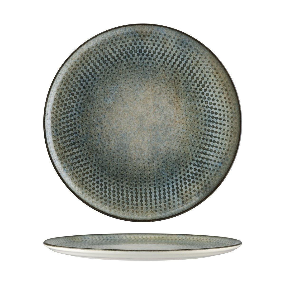 Bonna Lenta Ash Round Platter 320mm (Box of 6) - Kitchenly