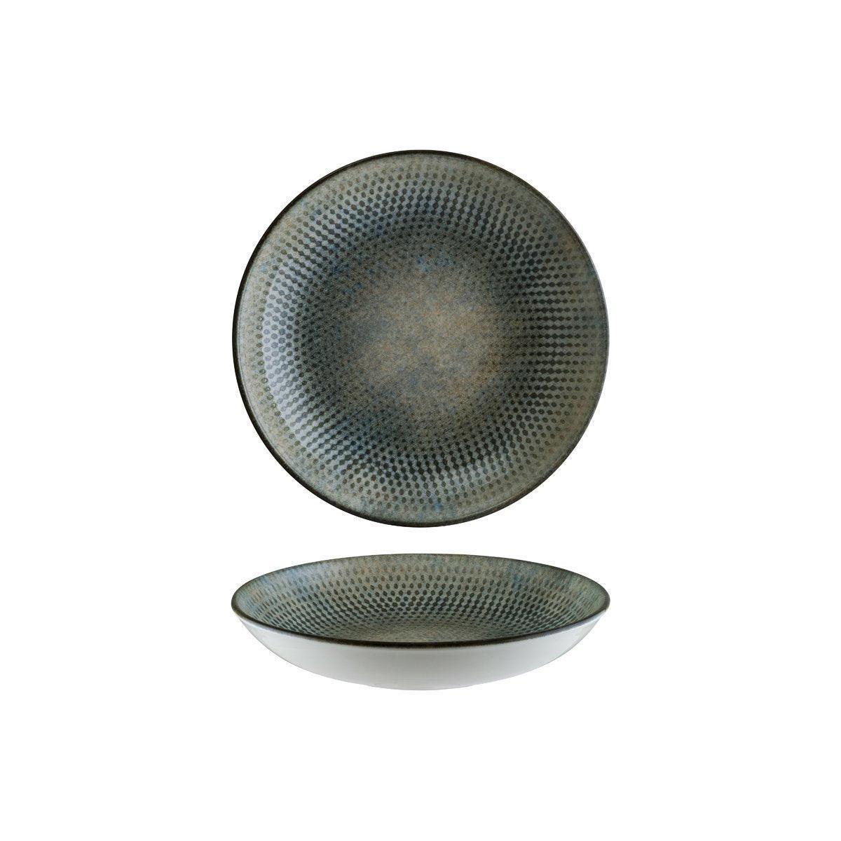 Bonna Lenta Ash Round Flared Bowl 230x45mm / 1000ml (Box of 6) - Kitchenly