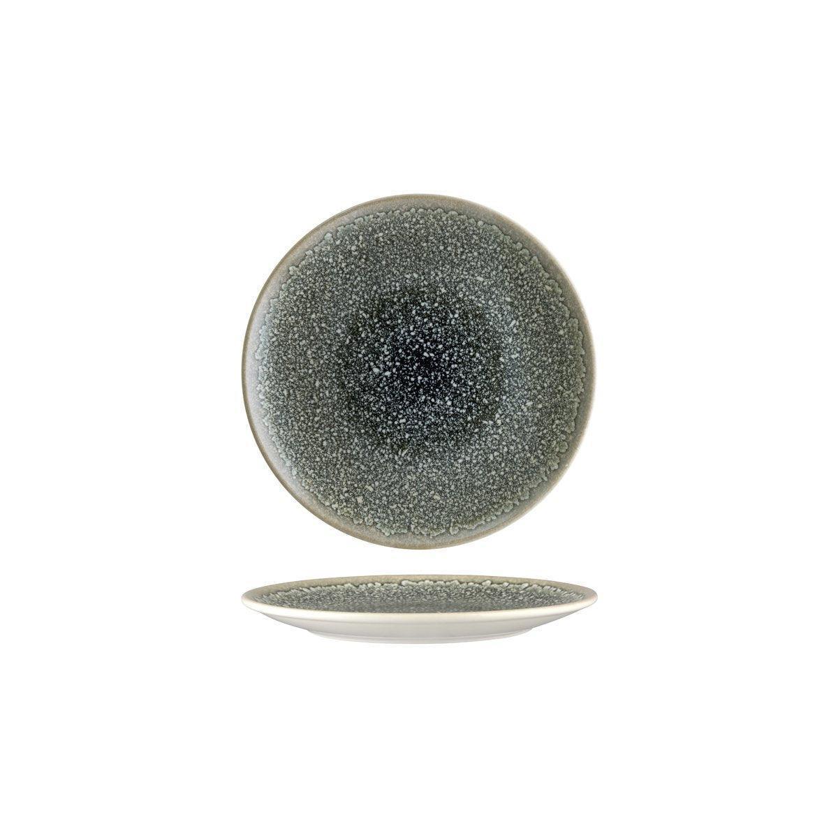 Bonna Thar Black Round Coupe Plate 210mm (Box of 12) - Kitchenly