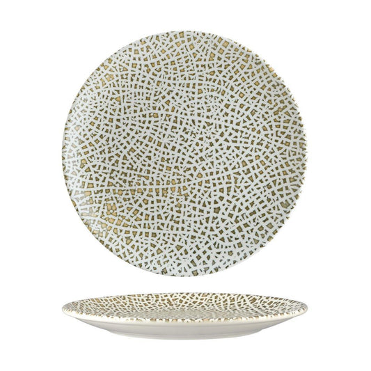 Bonna Lapya Wood Round Coupe Plate 270x30mm (Box of 12) - Kitchenly