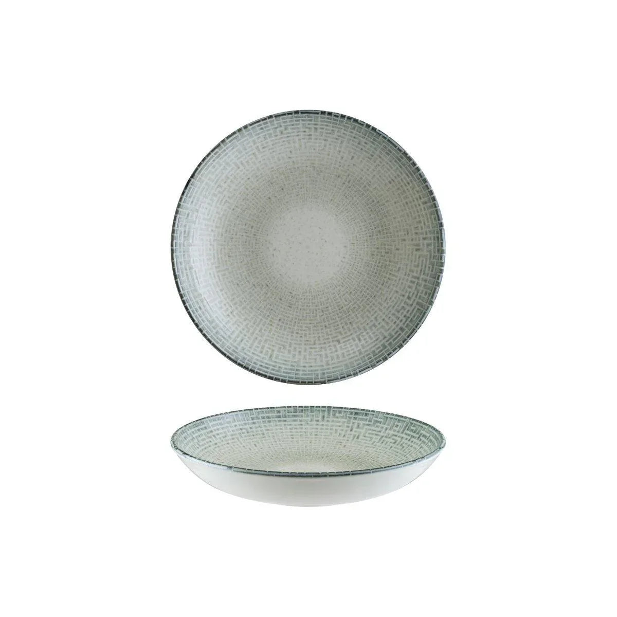 Bonna Maze Round Flared Bowl 230x45mm / 1000ml (Box of 6) - Kitchenly