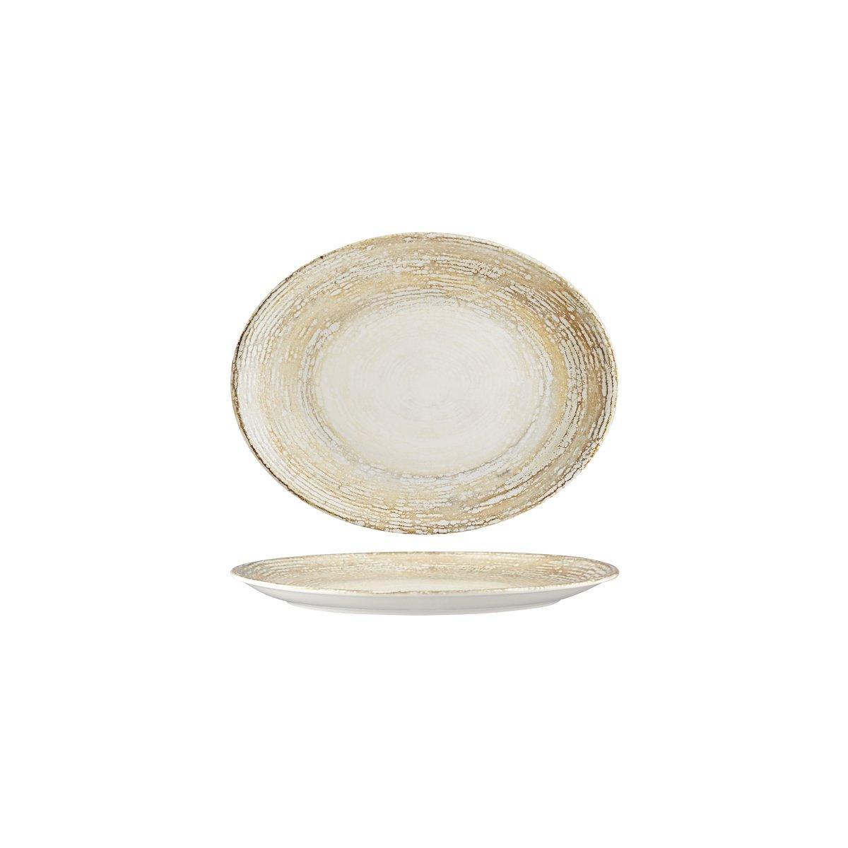 Bonna Patera Oval Coupe Platter 250x192x25mm (Box of 12) - Kitchenly