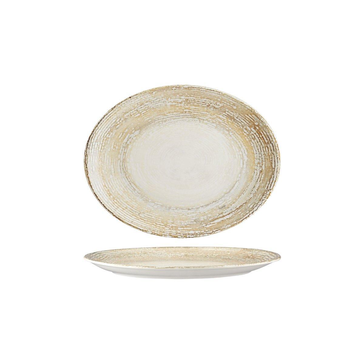 Bonna Patera Oval Coupe Platter 310x245x30mm (Box of 6) - Kitchenly