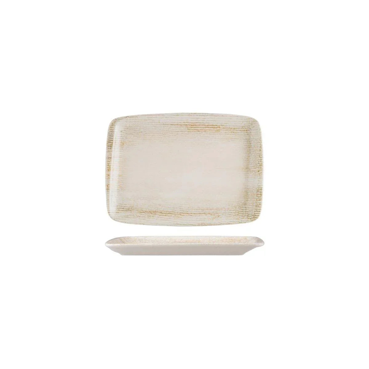 Bonna Patera Rectangular Platter 233x165x20mm (Box of 12) - Kitchenly