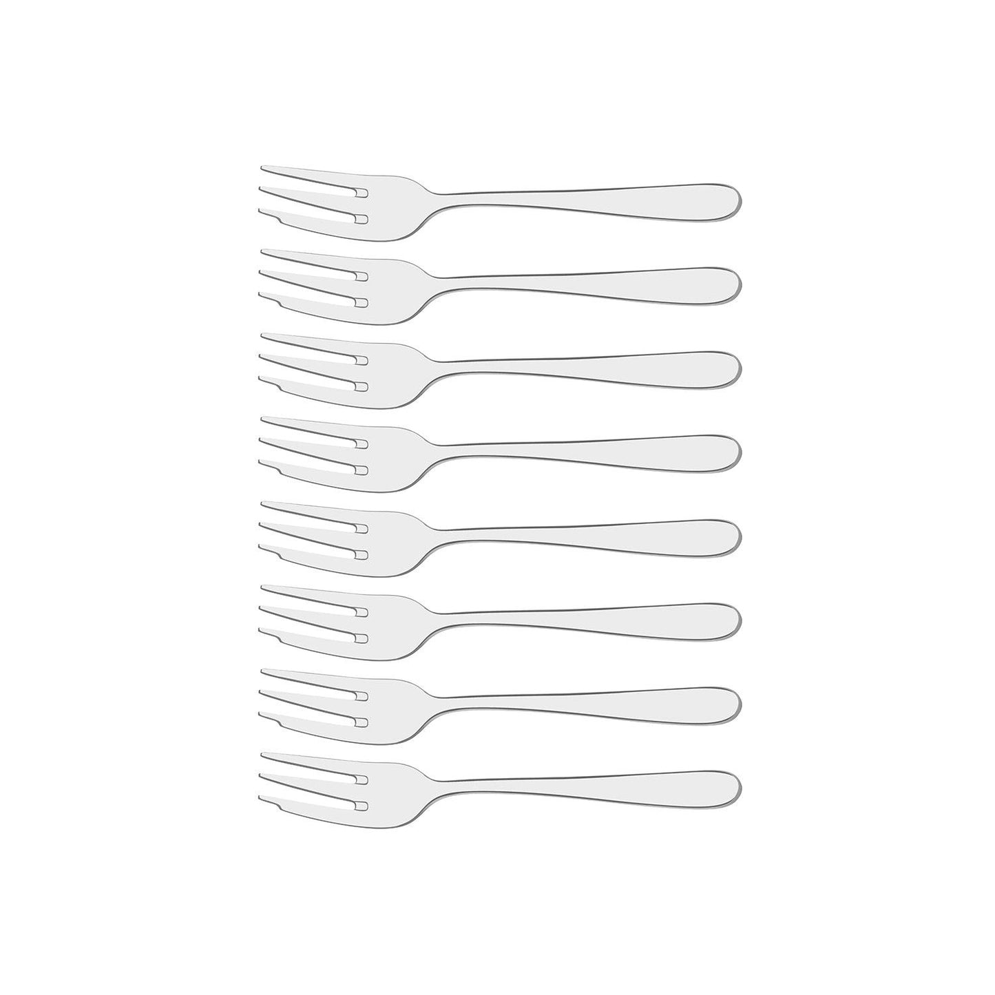 Tablekraft Aero Dawn Cake Fork Set 8pc - Kitchenly