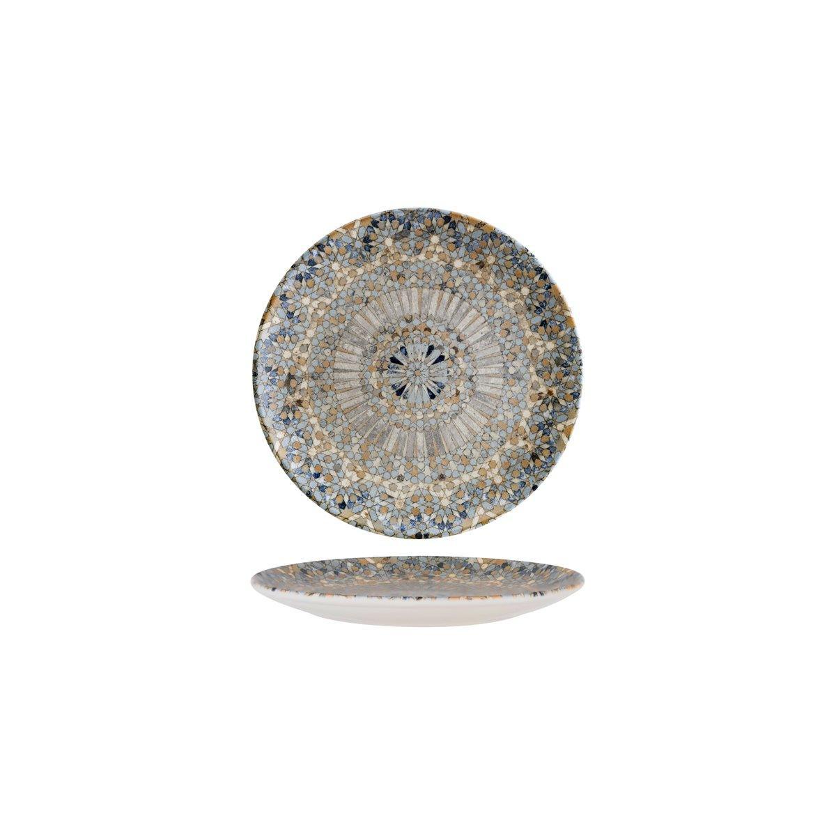 Bonna Luca Mosaic Round Coupe Plate 210mm (Box of 12) - Kitchenly