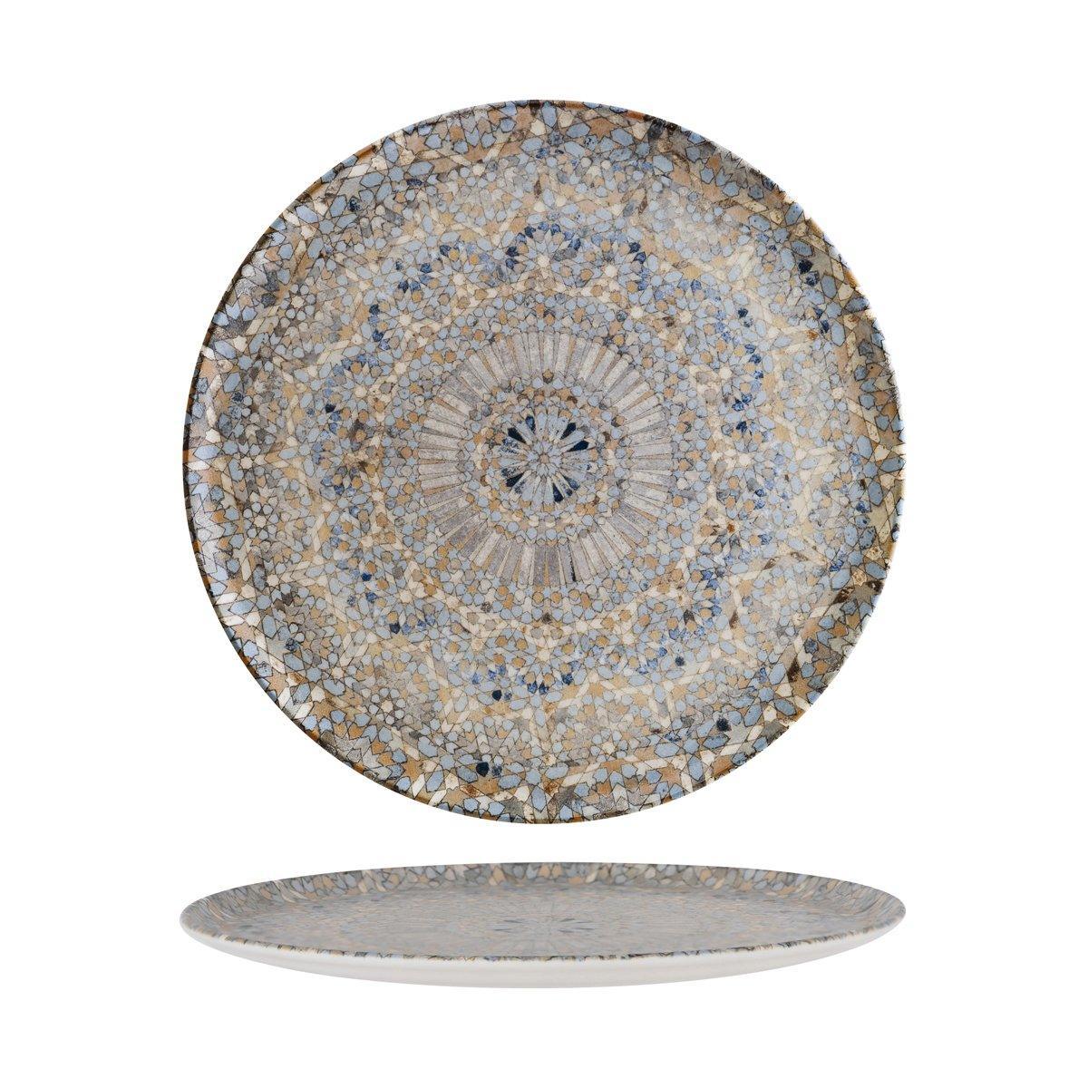 Bonna Luca Mosaic Round Coupe Platter 320mm (Box of 6) - Kitchenly