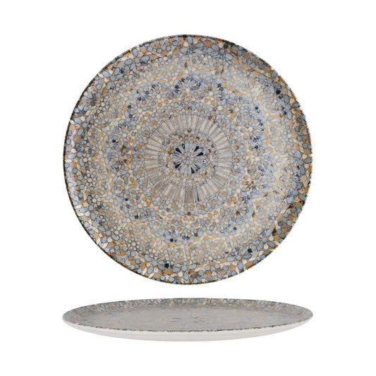 Bonna Luca Mosaic Round Coupe Platter 320mm (Box of 6) - Kitchenly