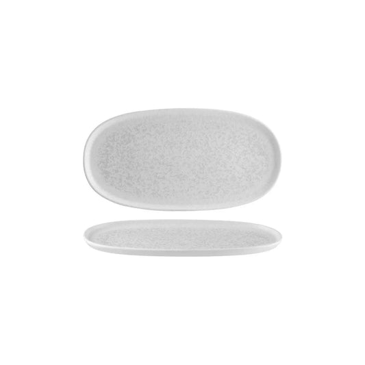 Bonna Lunar White Oval Platter 300x155x15mm (Box of 6) - Kitchenly