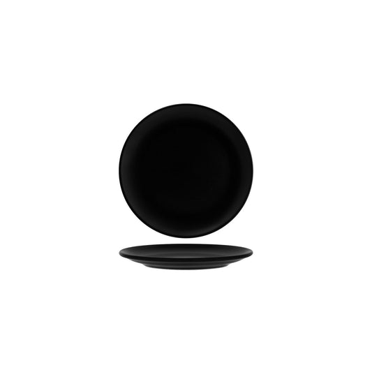 Bonna Notte Black Round Coupe Plate 190x21mm (Box of 12)