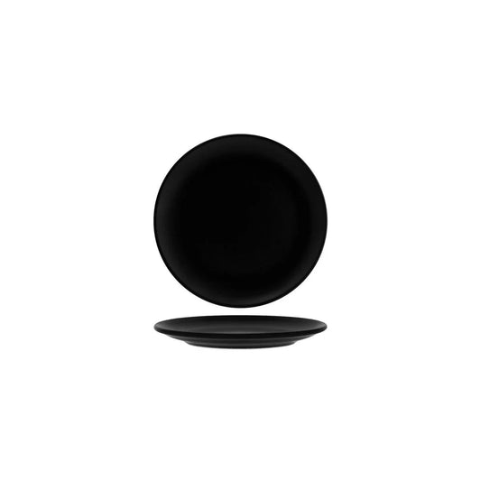 Bonna Notte Black Round Coupe Plate 190x21mm (Box of 12) - Kitchenly