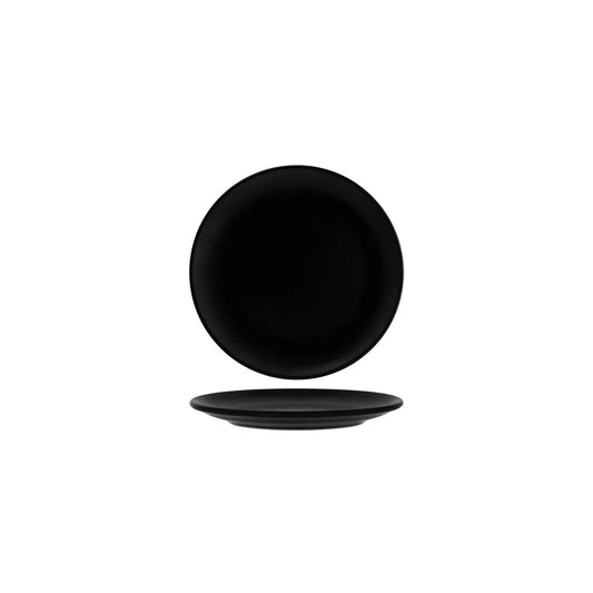 Bonna Notte Black Round Coupe Plate 190x21mm (Box of 12) - Kitchenly