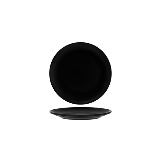 Bonna Notte Black Round Coupe Plate 210x23mm (Box of 12)
