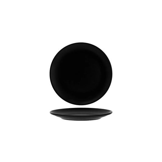 Bonna Notte Black Round Coupe Plate 210x23mm (Box of 12) - Kitchenly