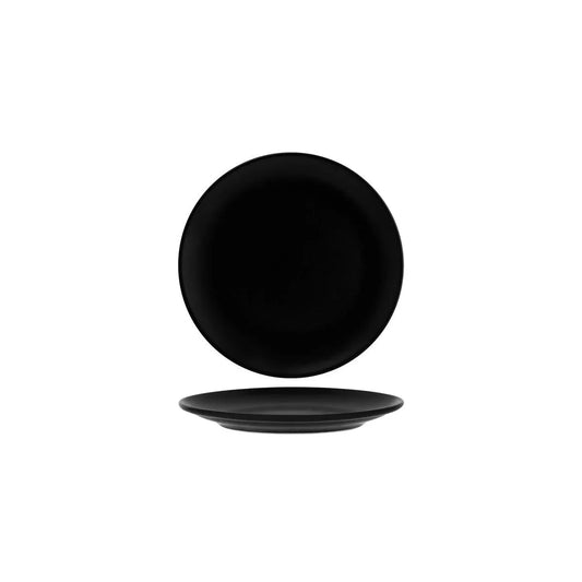 Bonna Notte Black Round Coupe Plate 210x23mm (Box of 12) - Kitchenly