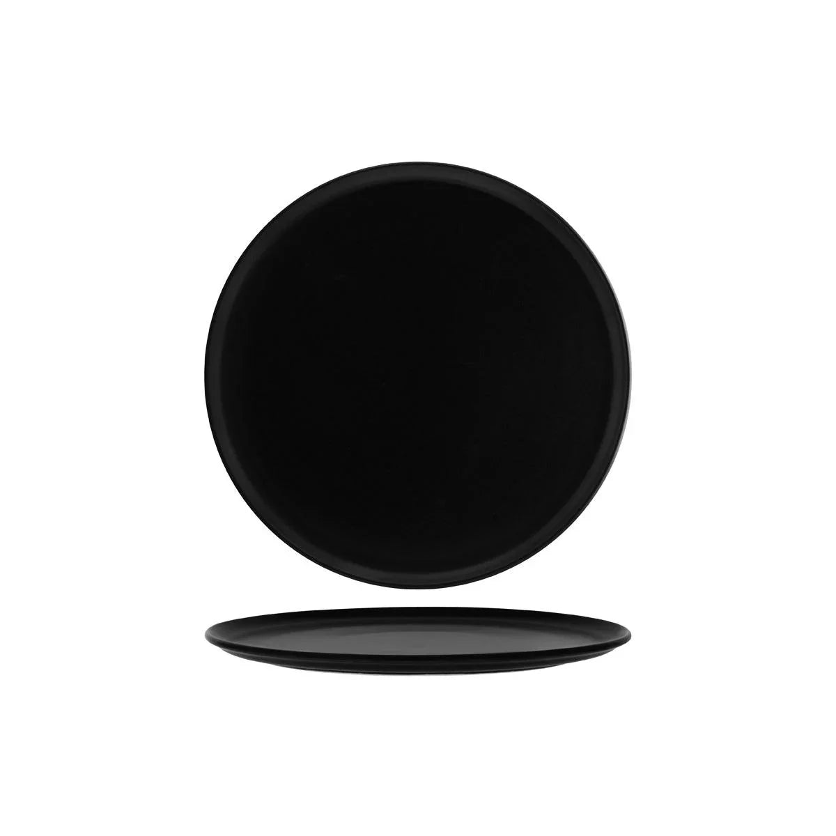 Bonna Notte Black Round Coupe Plate 320x19mm (Box of 6) - Kitchenly