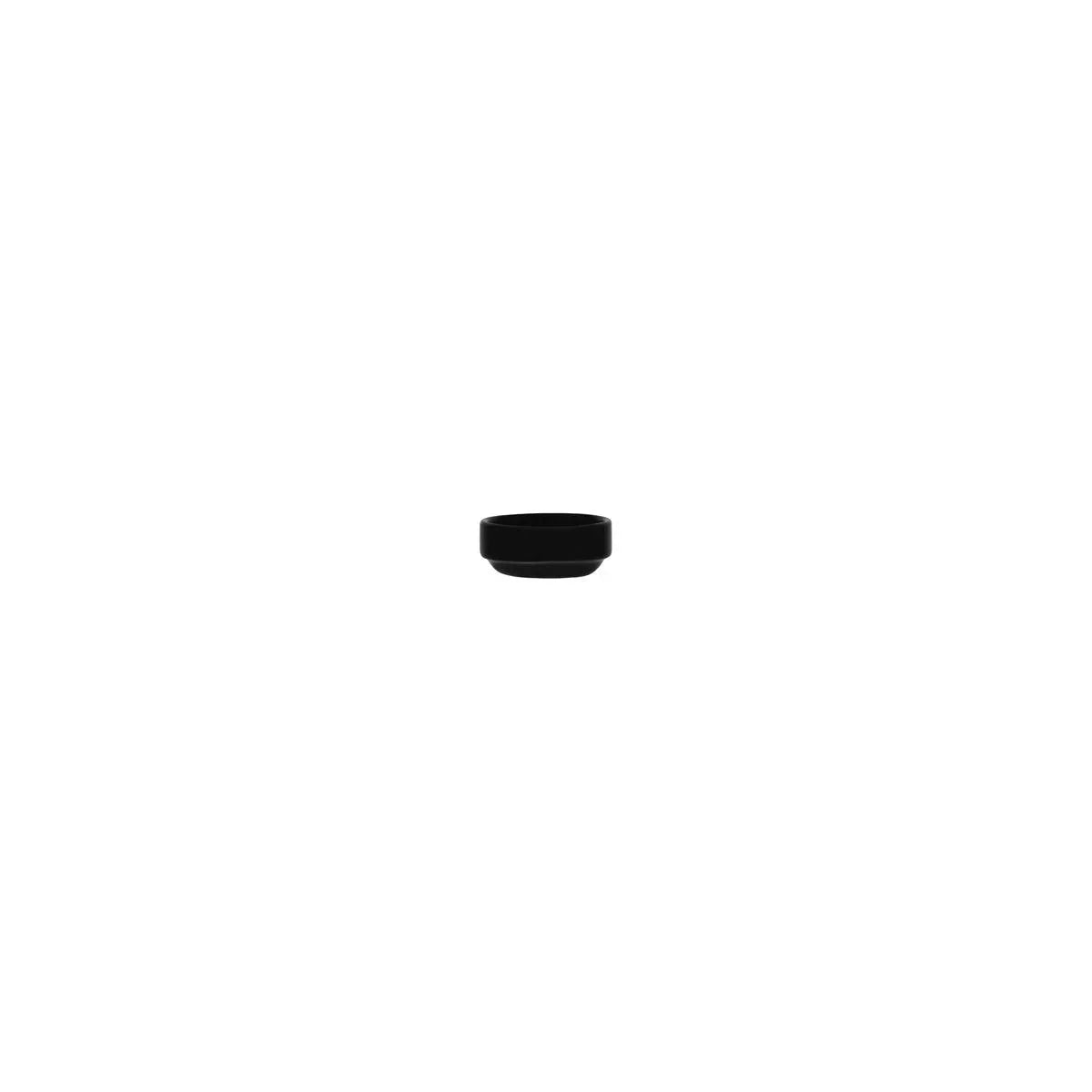 Bonna Notte Black Sauce Dish 60x26mm / 30ml (Box of 24) - Kitchenly