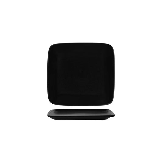 Bonna Notte Black Rectangular Platter 220x200x20mm (Box of 12) - Kitchenly