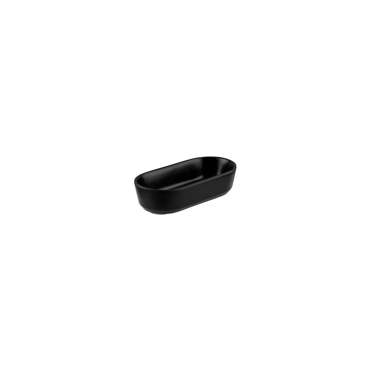 Bonna Notte Black Oval Deep Dish 150x75x45mm (Box of 12) - Kitchenly