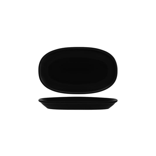 Bonna Notte Black Oval Coupe Dish 290x170x32mm (Box of 6)