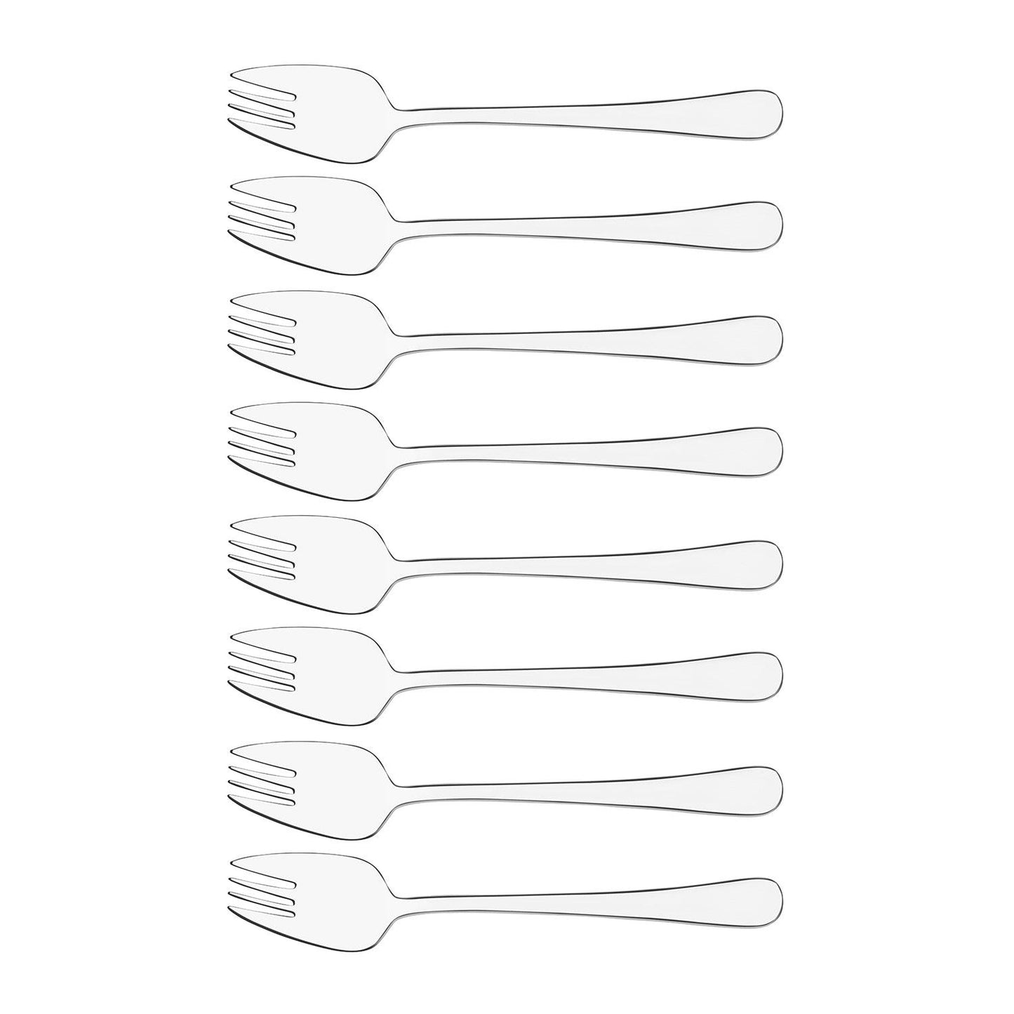 Tablekraft York Buffet Fork Set 8pc - Kitchenly