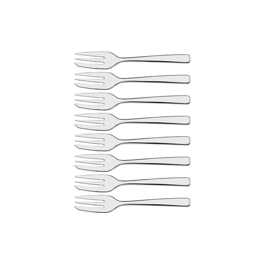 Tablekraft Amalfi Cake Fork Set 8pc - Kitchenly