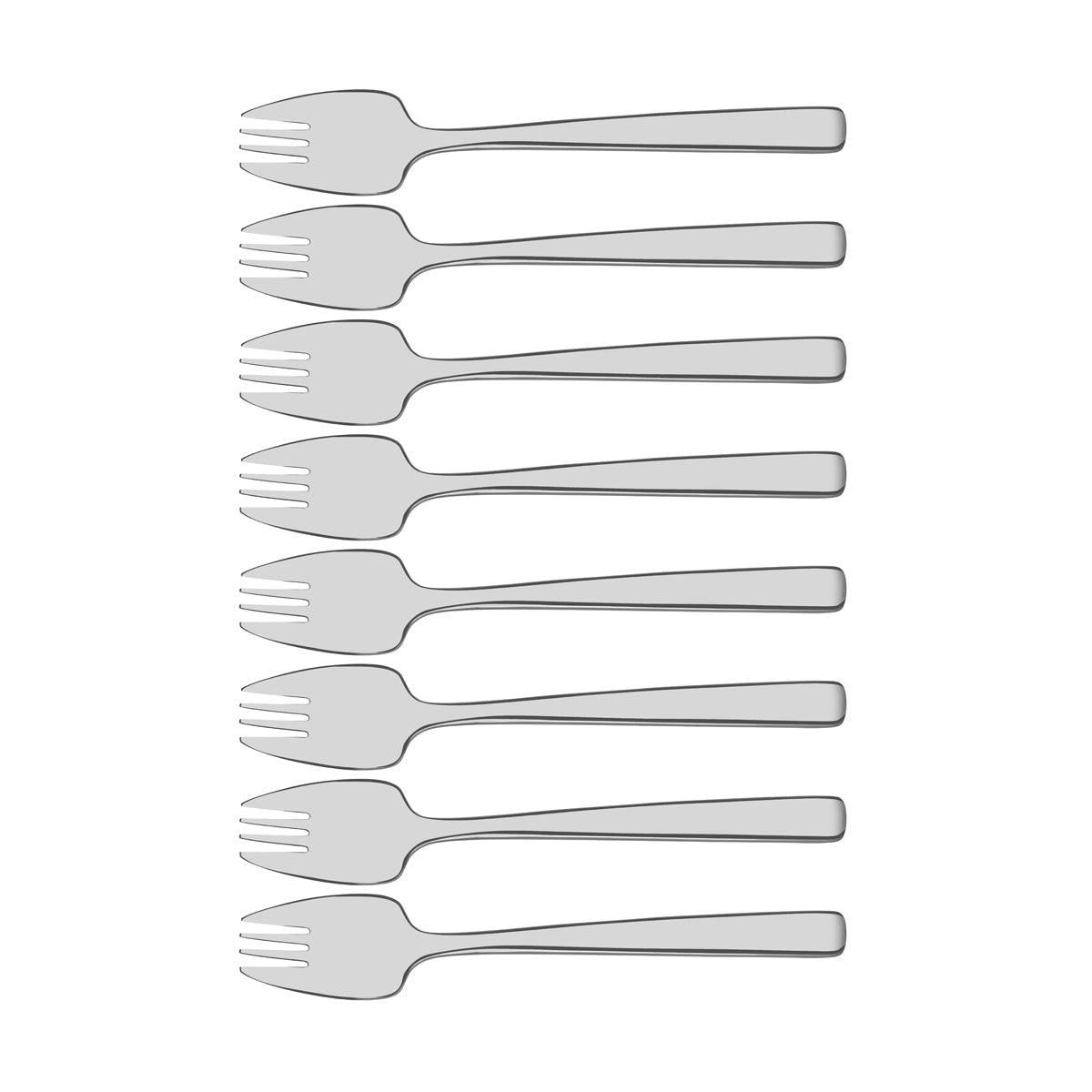 Tablekraft Amalfi Buffet Fork Set 8pc - Kitchenly