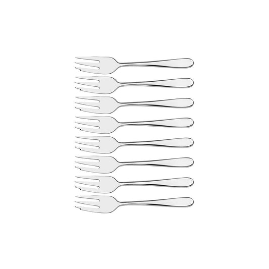 Tablekraft Gable Cake Fork Set 8pc - Kitchenly