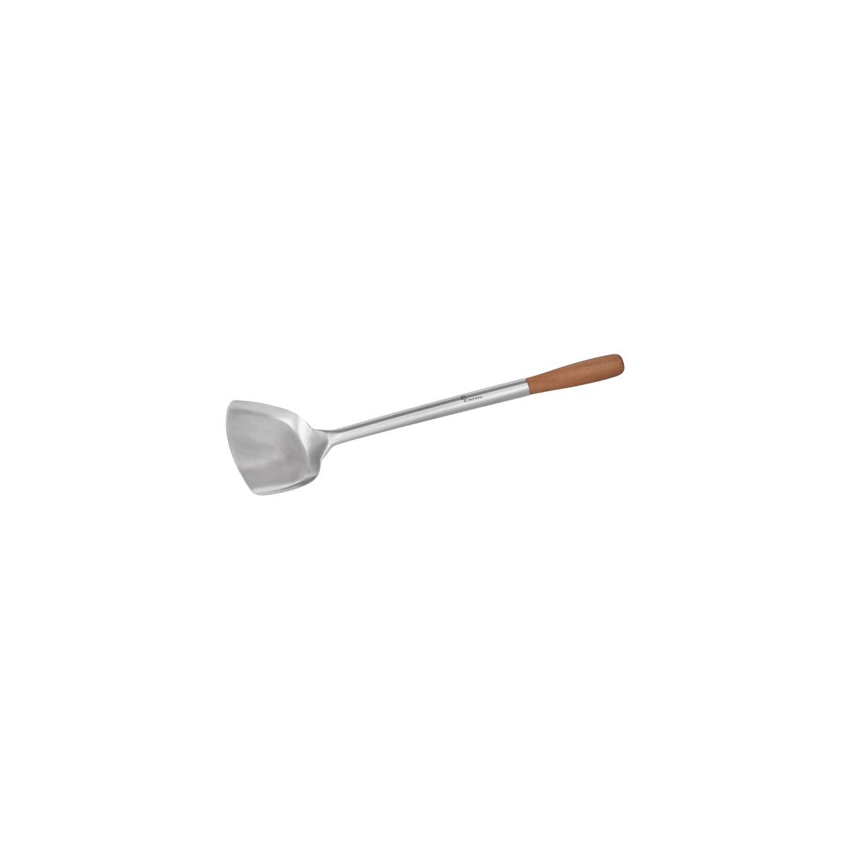Chef Inox Turner Wok with Wood Handle 330mm - Kitchenly