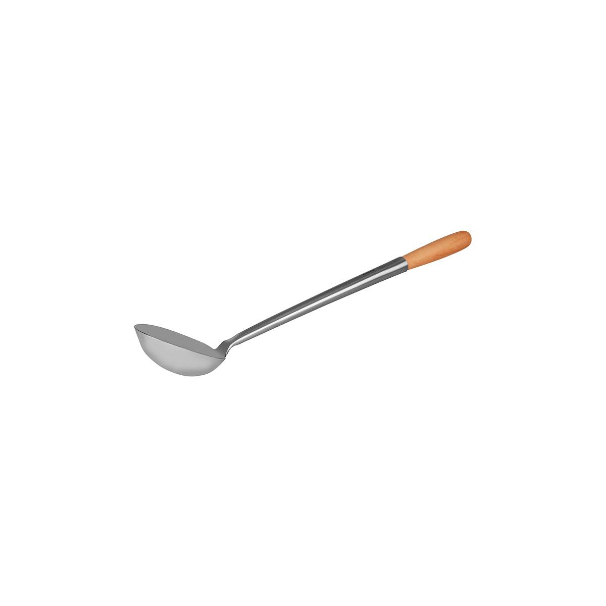 Chef Inox Ladle Wood Handle 115x360mm - Kitchenly