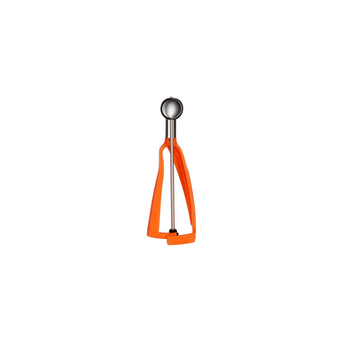 Bonzer Ice Cream Scoop Orange Handle No.100 30x205mm - Kitchenly