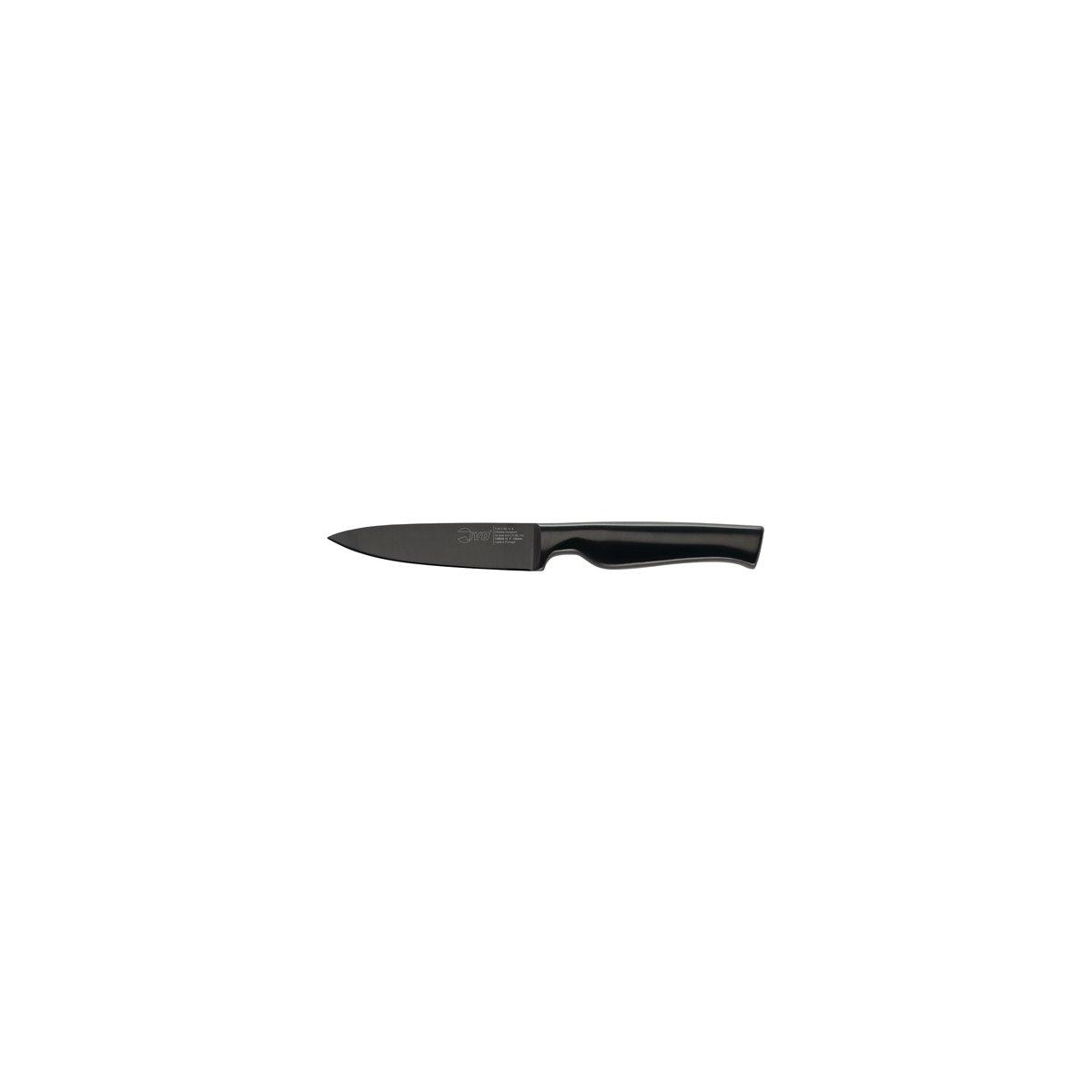 Ivo Virtu Paring Knife Black 100mm - Kitchenly